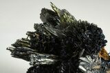 Radiating Dark-Green Vivianite Crystals - Ukraine #315598-1